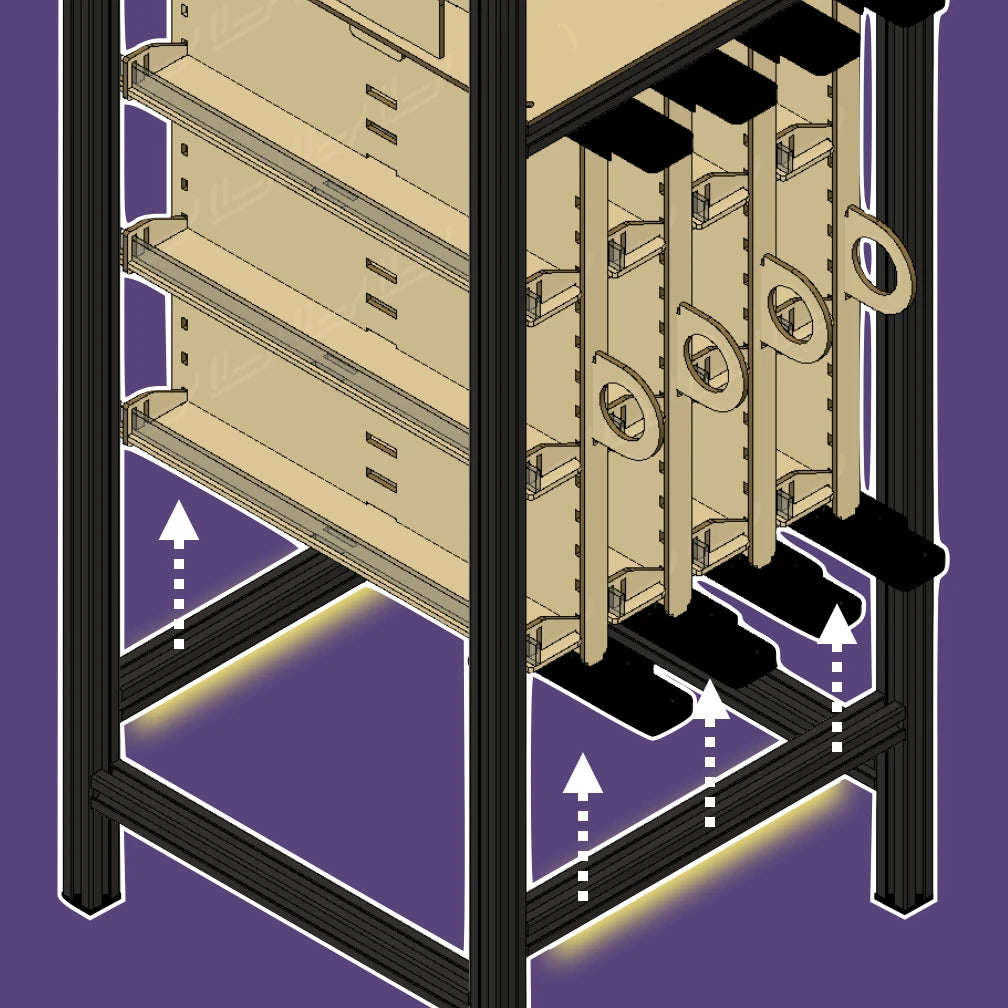 DRAWER HOLDER: PAINTER – Grim Rabbit Games