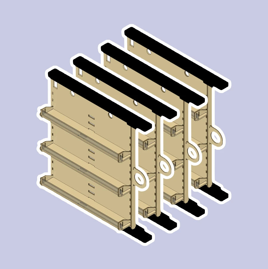 KALLAX COMPATIBLE DRAWERS, 4-PACK: PAINTER – Grim Rabbit Games