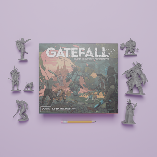 Gatefall Chapter One: Fantasy vs Post-Apocalyptic Miniatures Strategy Game