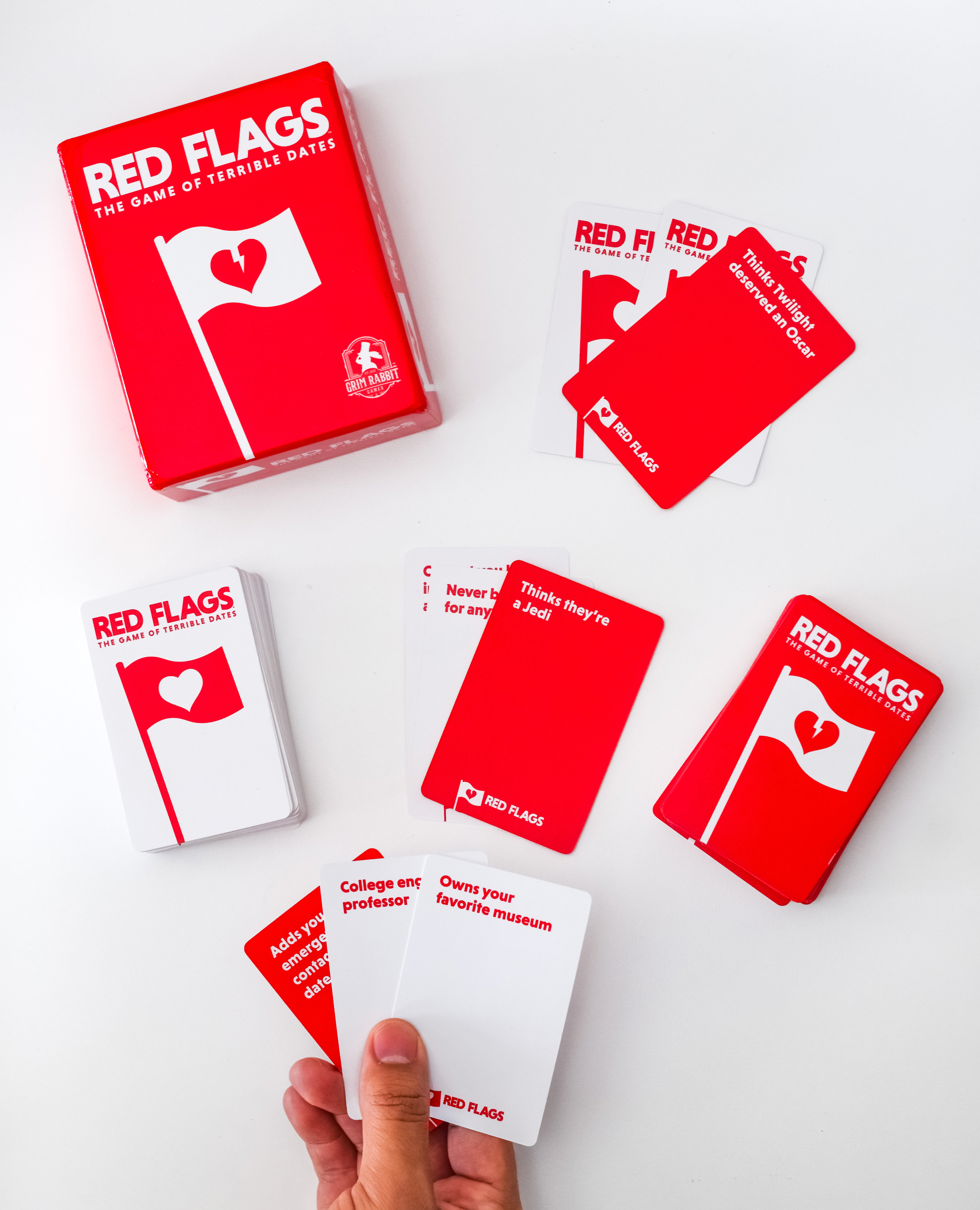Red Flags Party Card Game  The game of terrible dates – Grim Rabbit Games